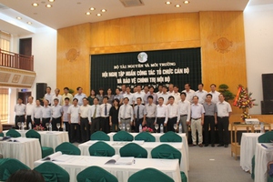 Hội nghị tập huấn công tác tổ chức cán bộ và bảo vệ chính trị nội bộ