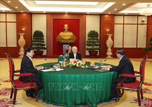 越老柬三国高层领导在越南举行会晤