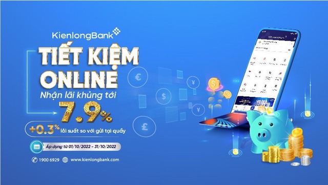 Gửi tiết kiệm online tại KienlongBank lãi suất ưu đãi đến 7,9% - Ảnh 1.