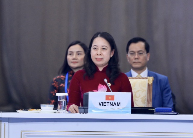 Phó Chủ tịch nước nêu 3 nhóm đề xuất lớn, quan trọng tại Hội nghị Thượng đỉnh CICA - Ảnh 1.