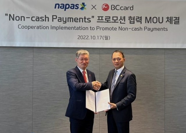 NAPAS thúc đẩy hợp tác quốc tế với công ty thẻ BC CARD-Hàn Quốc - Ảnh 1. NAPAS thúc đẩy hợp tác quốc tế với công ty thẻ BC CARD-Hàn Quốc - Ảnh 1.