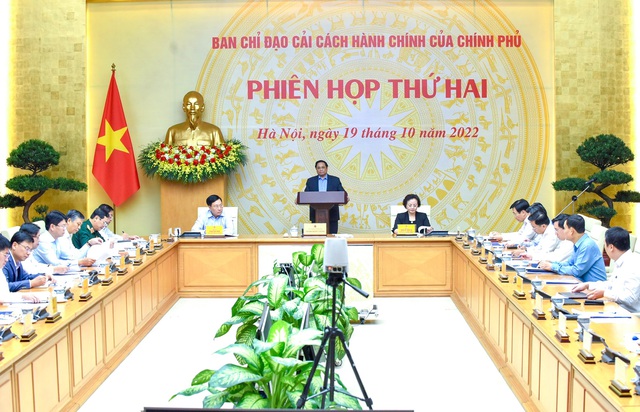 Thủ tướng Phạm Minh Chính chủ trì phiên họp Ban Chỉ đạo cải cách hành chính của Chính phủ - Ảnh 2.