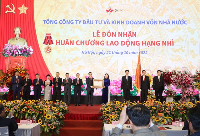 SCIC đón nhận Huân chương Lao động hạng Nhì - Ảnh 2. SCIC đón nhận Huân chương Lao động hạng Nhì - Ảnh 2.