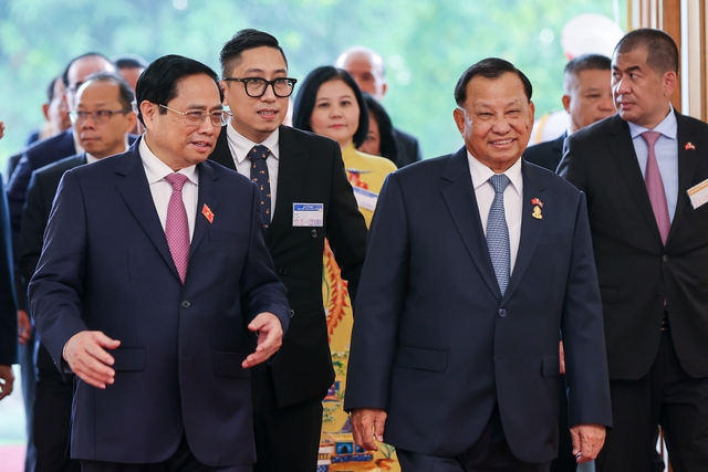 Thủ tướng Phạm Minh Chính hội kiến Chủ tịch Thượng viện Campuchia - Ảnh 6.