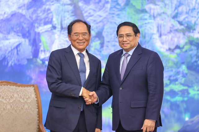 Thủ tướng Phạm Minh Chính tiếp Đại sứ Hàn Quốc chào từ biệt - Ảnh 1. Thủ tướng Phạm Minh Chính tiếp Đại sứ Hàn Quốc chào từ biệt - Ảnh 1.