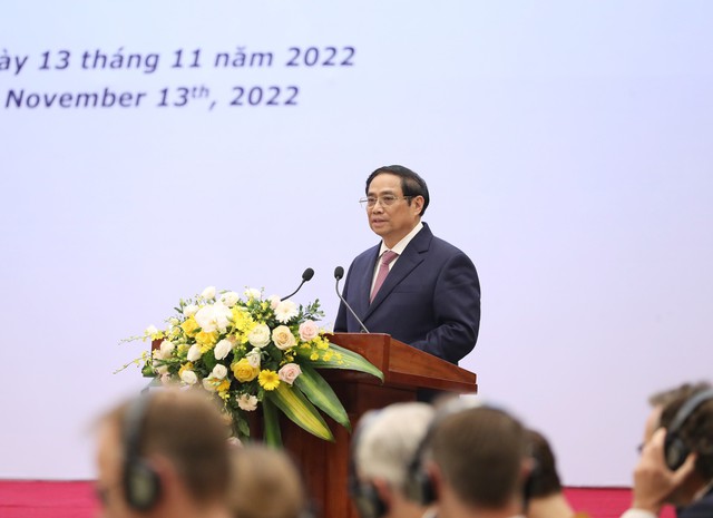 Thủ tướng Phạm Minh Chính: Hợp tác đầu tư – thương mại sẽ tiếp tục là trụ cột quan trọng trong quan hệ Việt Nam-Đức - Ảnh 2.