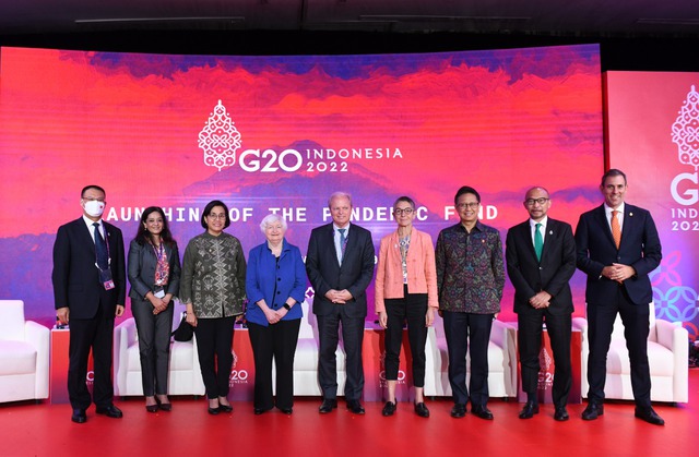 G20 ra mắt Quỹ ứng phó đại dịch toàn cầu - Ảnh 1. G20 ra mắt Quỹ ứng phó đại dịch toàn cầu - Ảnh 1.