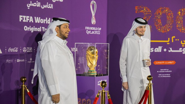 Cúp Vàng FIFA đã đến Qatar - Ảnh 2.