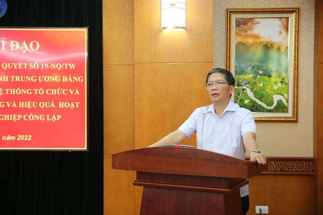 Đổi mới nâng chất lượng hiệu quả hoạt động đơn vị sự nghiệp công lập - Ảnh 1.