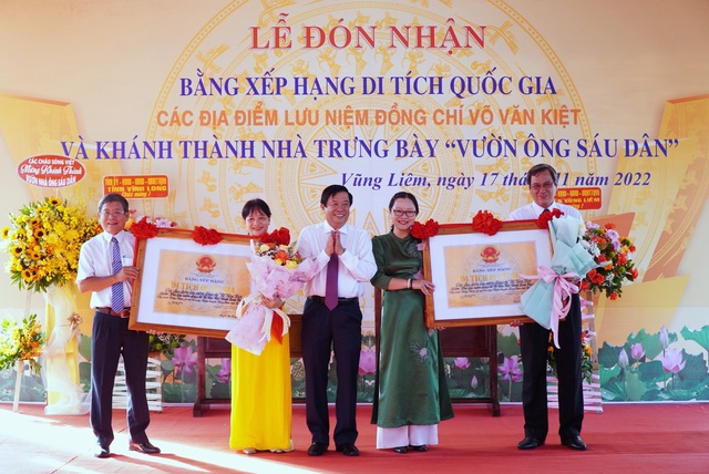 Khu lưu niệm Thủ tướng Võ Văn Kiệt được xếp hạng di tích Quốc gia - Ảnh 1.