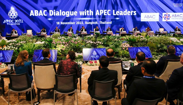 Đối thoại giữa các nhà lãnh đạo APEC và Hội đồng Tư vấn kinh doanh APEC - Ảnh 1.