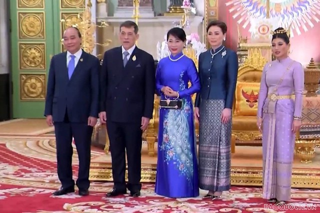Chủ tịch nước Nguyễn Xuân Phúc hội kiến Nhà vua Thái Lan - Ảnh 1.