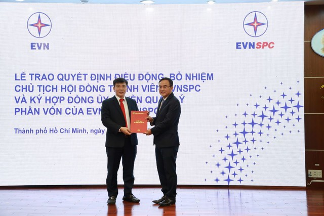 EVNSPC có tân Chủ tịch Hội đồng Thành viên - Ảnh 1. EVNSPC có tân Chủ tịch Hội đồng Thành viên - Ảnh 1.