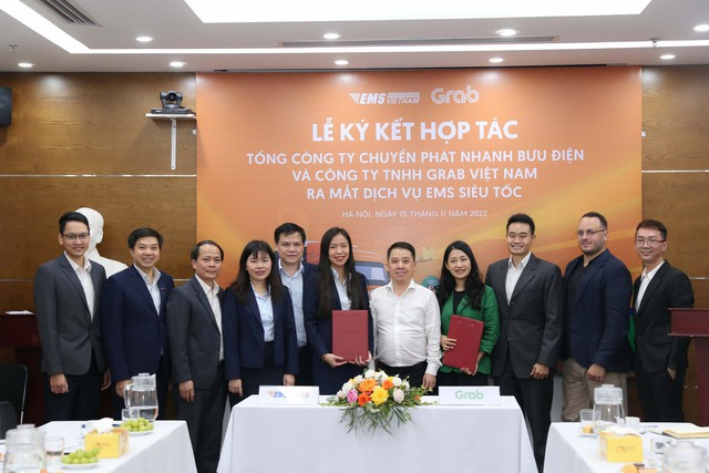 EMS và Grab ký thỏa thuận triển khai dịch vụ Siêu tốc tại 3 thành phố - Ảnh 3. EMS và Grab ký thỏa thuận triển khai dịch vụ Siêu tốc tại 3 thành phố - Ảnh 3.