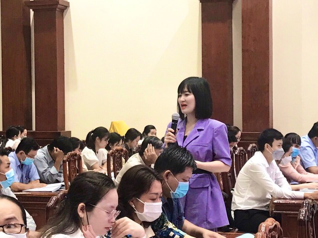 Hơn 200 cán bộ tư pháp Tiền Giang dự tập huấn về chuẩn tiếp cận pháp luật cấp xã, huyện - Ảnh 1.