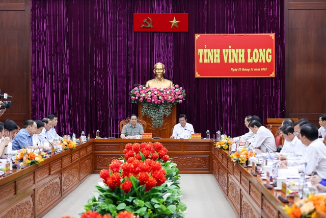 Thủ tướng Phạm Minh Chính: Tạo mọi điều kiển để Vĩnh Long phát triển - Ảnh 8.