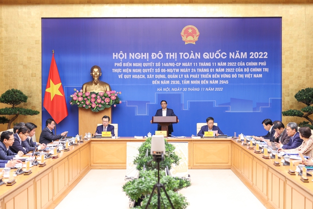 Thủ tướng Phạm Minh Chính chủ trì Hội nghị đô thị toàn quốc - Ảnh 1.