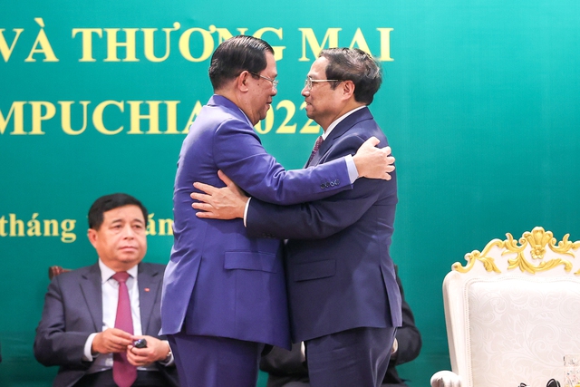 Thủ tướng Hun Sen: Campuchia muốn tham gia chuỗi liên kết sản xuất với Việt Nam - Ảnh 1.