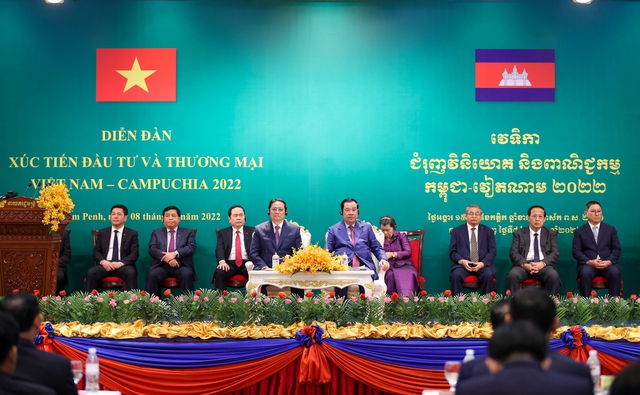Thủ tướng Hun Sen: Campuchia muốn tham gia chuỗi liên kết sản xuất với Việt Nam - Ảnh 3.