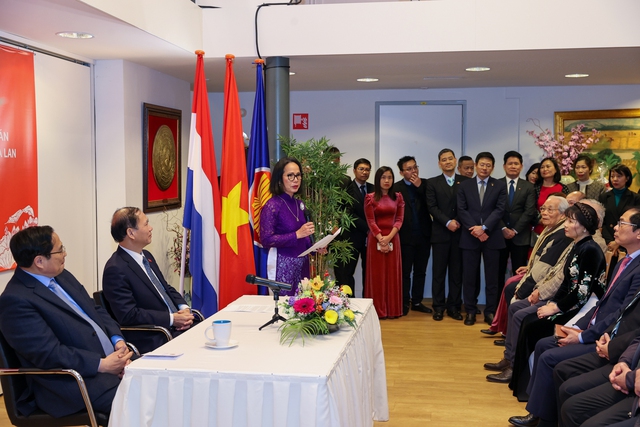 Thủ tướng Phạm Minh Chính gặp gỡ cộng đồng người Việt Nam tại Hà Lan - Ảnh 3.