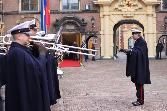 Chùm ảnh: Lễ đón chính thức Thủ tướng Phạm Minh Chính thăm Vương quốc Hà Lan - Ảnh 6.