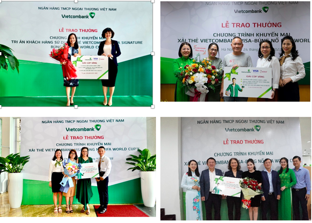Giải thưởng giá trị đã được trao tặng cho chủ thẻ quốc tế Vietcombank - Ảnh 2.