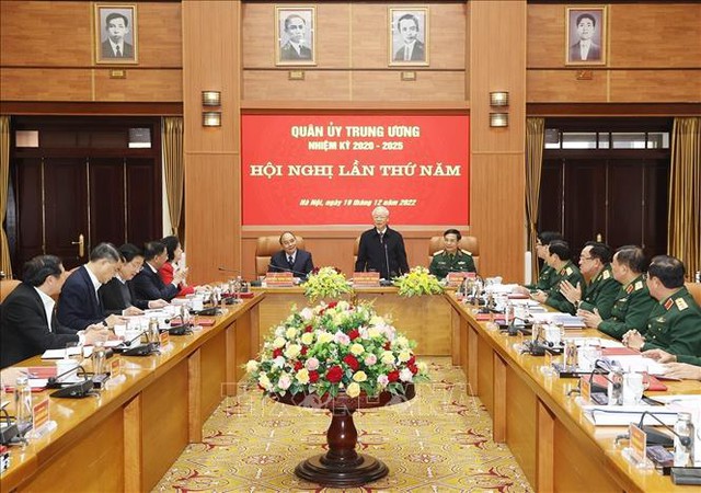 Tổng Bí thư Nguyễn Phú Trọng chủ trì Hội nghị Quân ủy Trung ương - Ảnh 1.
