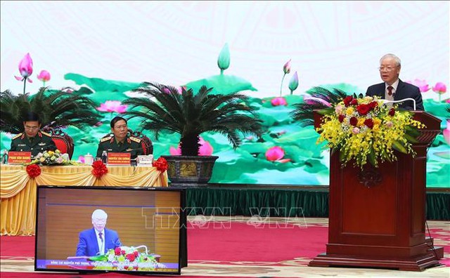 Phát biểu của Tổng Bí thư Nguyễn Phú Trọng tại Hội nghị Quân chính toàn quân năm 2022 - Ảnh 1.