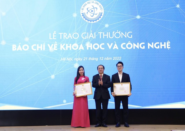 Báo điện tử Chính phủ đoạt giải Nhất báo chí về khoa học và công nghệ - Ảnh 1.