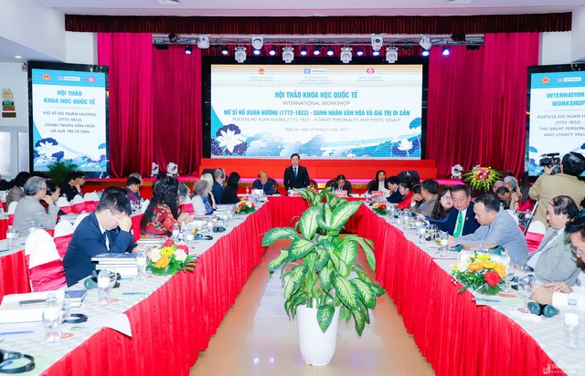 Hội thảo khoa học quốc tế: Nữ sĩ Hồ Xuân Hương - Danh nhân văn hoá và giá trị di sản - Ảnh 1. Hội thảo khoa học quốc tế: Nữ sĩ Hồ Xuân Hương - Danh nhân văn hoá và giá trị di sản - Ảnh 1.