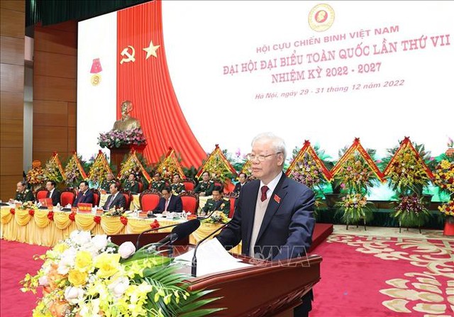 Tổng Bí thư Nguyễn Phú Trọng: Hội Cựu chiến binh tiếp tục đóng góp xứng đáng vào sự nghiệp xây dựng và bảo vệ Tổ quốc - Ảnh 2.