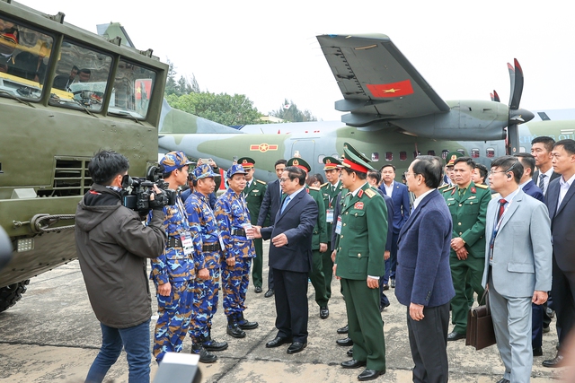 Chùm ảnh: Thủ tướng dự lễ khai mạc Triển lãm Quốc phòng quốc tế Việt Nam 2022 - Ảnh 5.