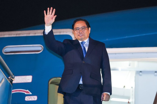 Thủ tướng Phạm Minh Chính lên đường dự Hội nghị cấp cao kỷ niệm 45 năm quan hệ ASEAN-EU và thăm Luxembourg, Hà Lan, Bỉ - Ảnh 1.
