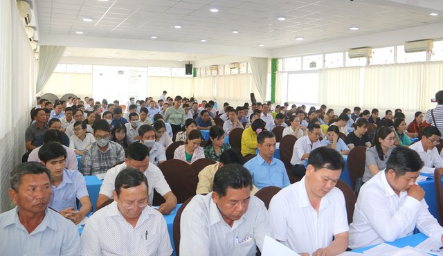 160 đại biểu tham dự tập huấn nghiệp vụ chuẩn tiếp cận pháp luật xã phường tại Sóc Trăng - Ảnh 2.