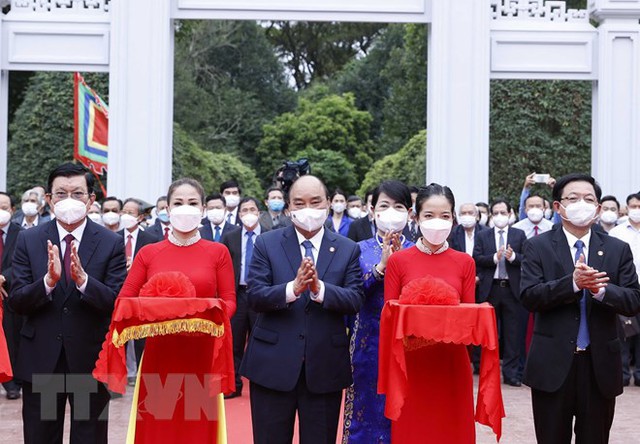 Chủ tịch nước dự lễ khánh thành Đền thờ Tây Sơn Tam Kiệt - Ảnh 2.