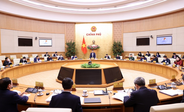 Thủ tướng Phạm Minh Chính chủ trì phiên họp Chính phủ chuyên đề xây dựng pháp luật - Ảnh 2.