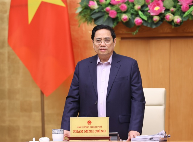 Thủ tướng Phạm Minh Chính chủ trì phiên họp Chính phủ chuyên đề xây dựng pháp luật - Ảnh 1.