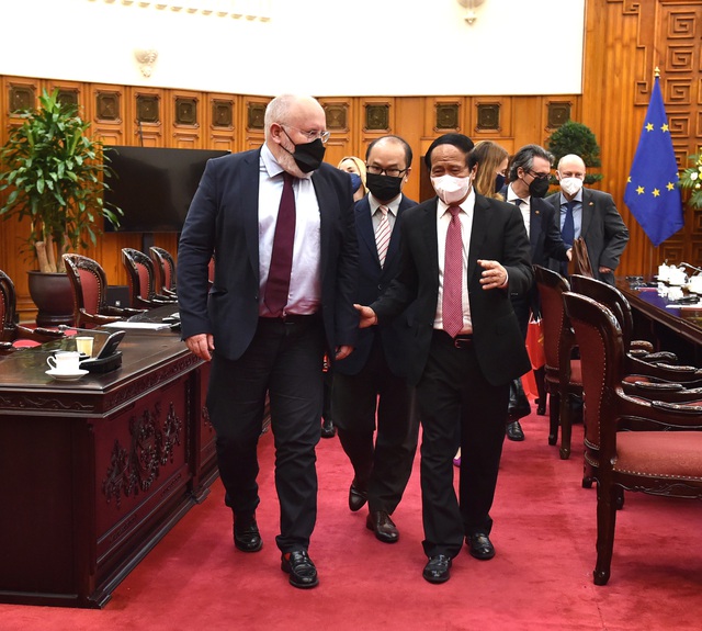 Phó Thủ tướng Lê Văn Thành hội đàm với Phó Chủ tịch điều hành EC - Ảnh 7.