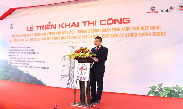 Đường dây truyền tải điện nhập khẩu từ Lào sẽ cán đích vào tháng 6/2022 - Ảnh 1.