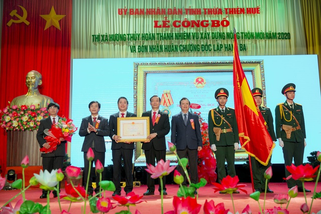 Thị xã Hương Thủy hoàn thành nhiệm vụ xây dựng nông thôn mới - Ảnh 1.