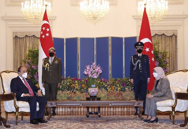 Việt Nam-Singapore tăng cường quan hệ đối tác chiến lược và hợp tác cùng phục hồi - Ảnh 1.