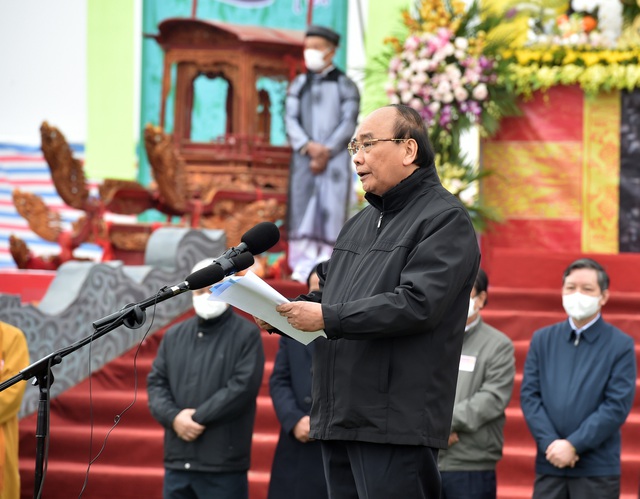 Chủ tịch nước dự Lễ hội Tịch điền Đọi Sơn - Ảnh 5.