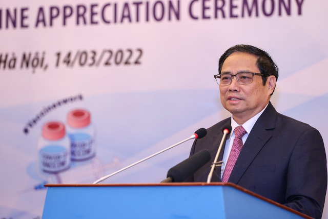 Thủ tướng dự chương trình gặp mặt cảm ơn các đối tác quốc tế đã hỗ trợ vaccine phòng COVID-19 cho Việt Nam  - Ảnh 1.