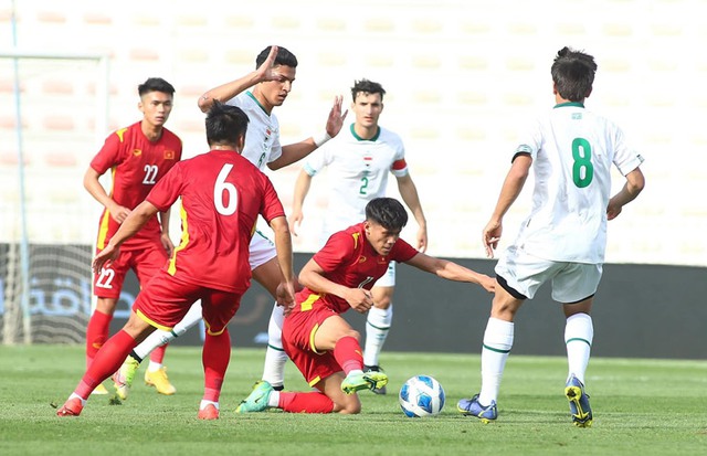 U23 Việt Nam-U23 Iraq: Thế trận cân bằng, kết quả hợp lý - Ảnh 1.