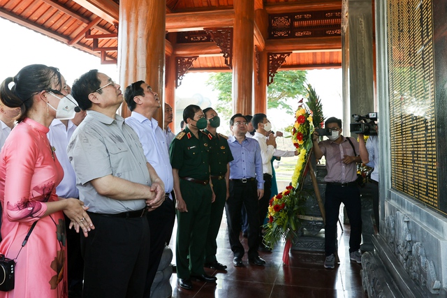 Chùm ảnh: Thủ tướng Phạm Minh Chính thăm và làm việc tại Quảng Nam - Ảnh 3.