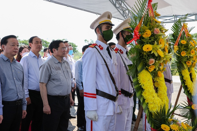 Chùm ảnh: Thủ tướng Phạm Minh Chính thăm và làm việc tại Quảng Nam - Ảnh 4.