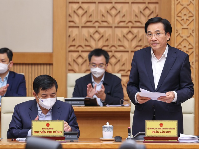 Chùm ảnh Phiên họp Chính phủ thường kỳ tháng 2/2022.  - Ảnh 3.