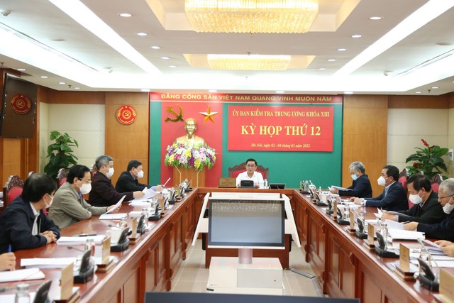 Kết luận kỳ họp thứ 12 của Ủy ban Kiểm tra Trung ương - Ảnh 1. Kết luận kỳ họp thứ 12 của Ủy ban Kiểm tra Trung ương - Ảnh 1.