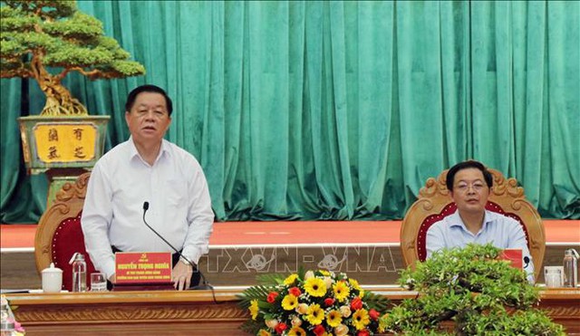 Bí thư Trung ương Đảng, Trưởng Ban Tuyên giáo Trung ương làm việc tại Bình Định - Ảnh 1.