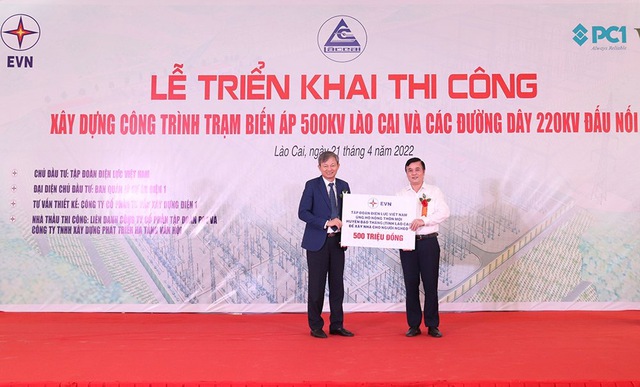 Khởi công TBA 500kV Lào Cai và các đường dây đấu nối - Ảnh 3.